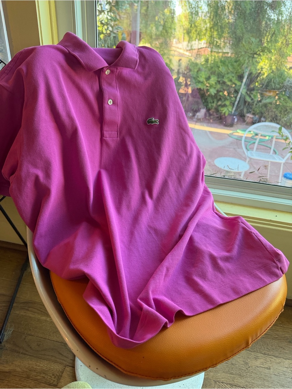 Lacoste Men’s Bright Fuchsia Polo Shirt